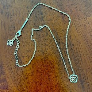 Kendra Scott Gold Logo Necklace